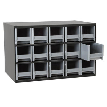 Akro-Mils® 19-Series Heavy-Duty Steel Storage Cabinet, 15 Drawer (Drawer Dimensions: 3 1/16